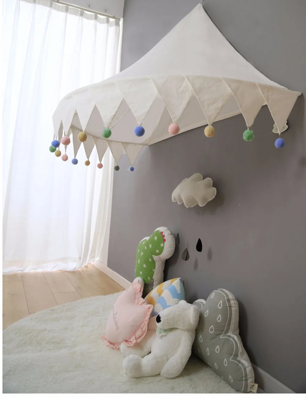 Tent for Kids Play House Portable Princess Castle Children Teepee Tent Baby Crib Netting Infant Mosquito Net Baby Bed Canopy - Bebe Kool