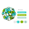 20Pcs Silicone Beads Baby 12MM Lentil Beads DIY Pacifier Clips Chain Pendant BPA Free Eco-friendly Baby Teether Toys Accessories - Bebe Kool