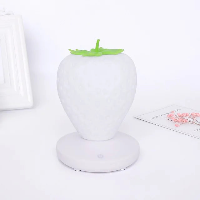 LED Kid Gift Atmosphere Lamp Night Light Strawberry Nightlight Romote USB Bedside Lamp Baby Children Bedroom Decoration - Bebe Kool