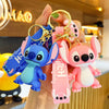 Anime Disney Keychain Cartoon Minnie Mouse Mickey Stitch Cute Doll PVC Keyring Ornament Key Chain Car Pendant Kids Toys Gifts - Bebe Kool