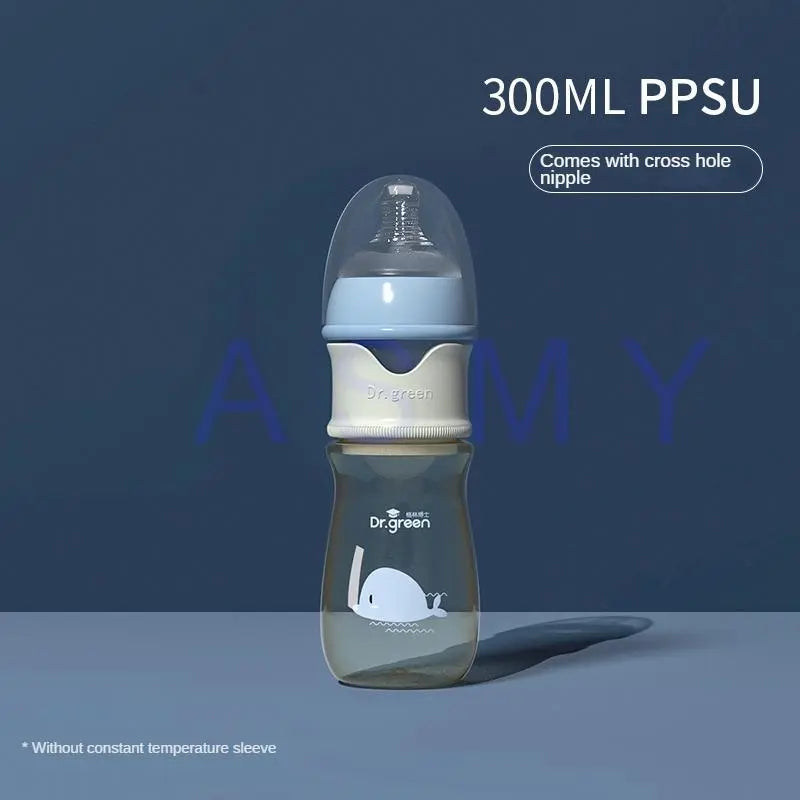 Newborn Baby Bottle  PPSU 150ml-300ml Wide Mouth Bottle Sealed isolation Fast milk filling Removable/Washable Bottles - Bebe Kool