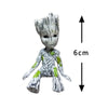 disney Marvel Avengers Groot Mini figure Pen Holder  Flower Pot Anime Toys Action Figure Sitting Groot Christmas Kids Toys Gifts - Bebe Kool