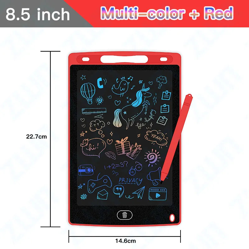 6.5/8.5/10/12/16Inch LCD Drawing Board Writing Tablet Digit Magic Blackboard Art Painting Tool Kids Toys Brain Game Child's Gift - Bebe Kool