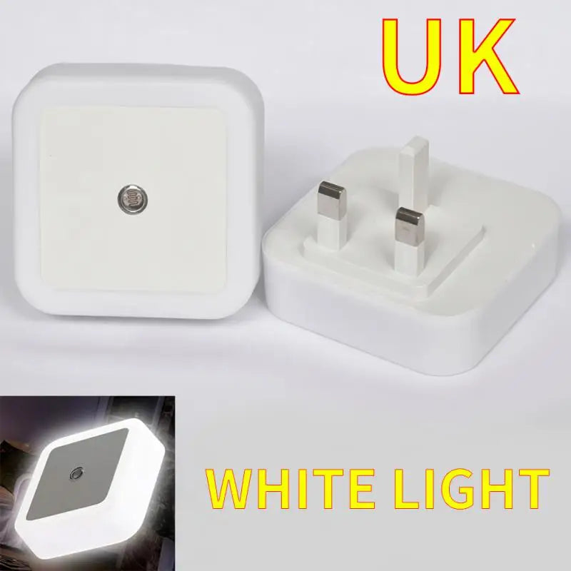 LED Night Light Mini Light Sensor Control 110-240V EU US UK Plug Nightlight Lamp For Children Kids Living Room Bedroom Lighting - Bebe Kool