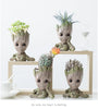 disney Marvel Avengers Groot Mini figure Pen Holder  Flower Pot Anime Toys Action Figure Sitting Groot Christmas Kids Toys Gifts - Bebe Kool