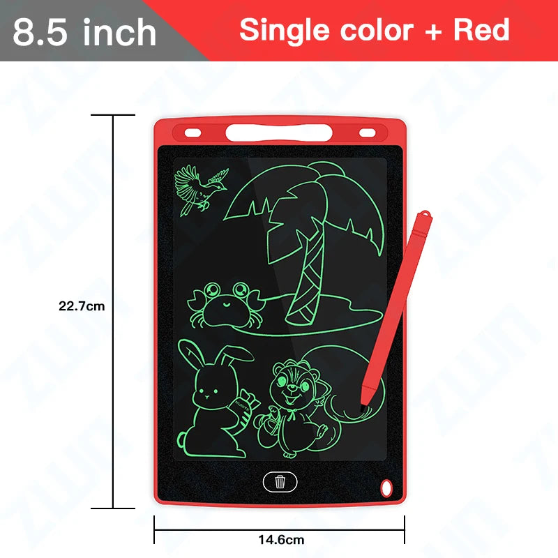 6.5/8.5/10/12/16Inch LCD Drawing Board Writing Tablet Digit Magic Blackboard Art Painting Tool Kids Toys Brain Game Child's Gift - Bebe Kool