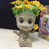 disney Marvel Avengers Groot Mini figure Pen Holder  Flower Pot Anime Toys Action Figure Sitting Groot Christmas Kids Toys Gifts - Bebe Kool