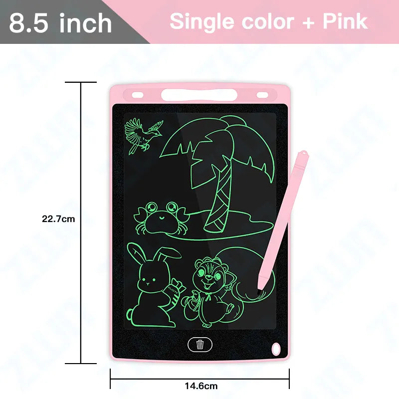 6.5/8.5/10/12/16Inch LCD Drawing Board Writing Tablet Digit Magic Blackboard Art Painting Tool Kids Toys Brain Game Child's Gift - Bebe Kool