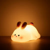 LED Night Lights Cute Sheep Panda Rabbit Silicone Lamp USB Rechargeable Timing Bedside Decor Kids Baby nightlight Birthday Gift - Bebe Kool