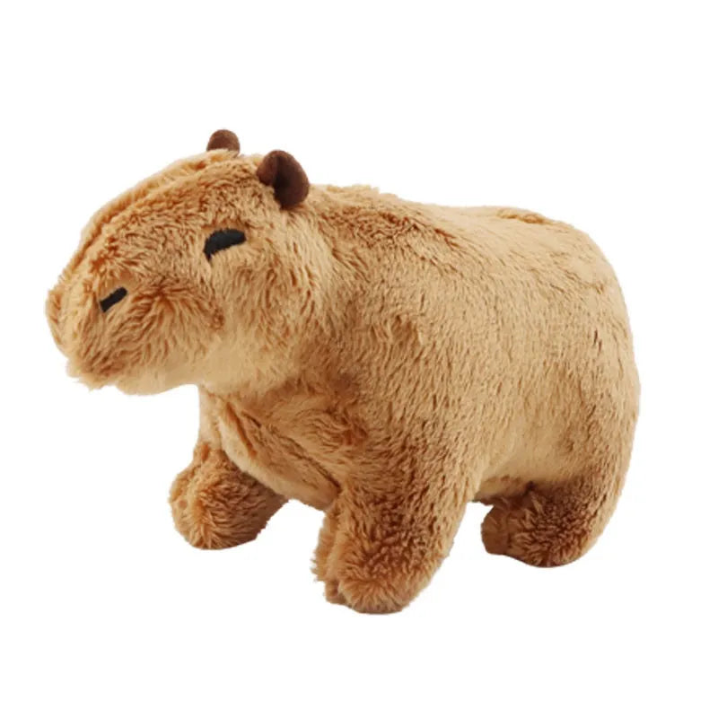 18cm Simulation Capybara Stuffed Animals Plush Toy Fluffy Capybara Doll Soft Toy Kid Birthday Christmas Gift Toy Home Room Decor - Bebe Kool