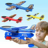 Kids Toys Catapult Plane Gun-style Launching Aircraft Gunner Throwing Aircraft Toys for Boys Birthday Christmas Gifts - Bebe Kool