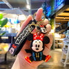 Anime Disney Keychain Cartoon Minnie Mouse Mickey Stitch Cute Doll PVC Keyring Ornament Key Chain Car Pendant Kids Toys Gifts - Bebe Kool