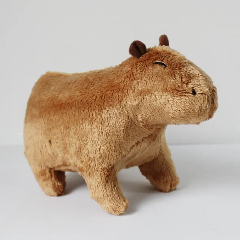 18cm Simulation Capybara Stuffed Animals Plush Toy Fluffy Capybara Doll Soft Toy Kid Birthday Christmas Gift Toy Home Room Decor - Bebe Kool