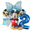 1set Disney Mickey Minnie Mouse Boys Girl Birthday Party Decor Kids Toys Ballon 1 2 3 4 5 6 7st Baby Shower Supplies Air Globos - Bebe Kool