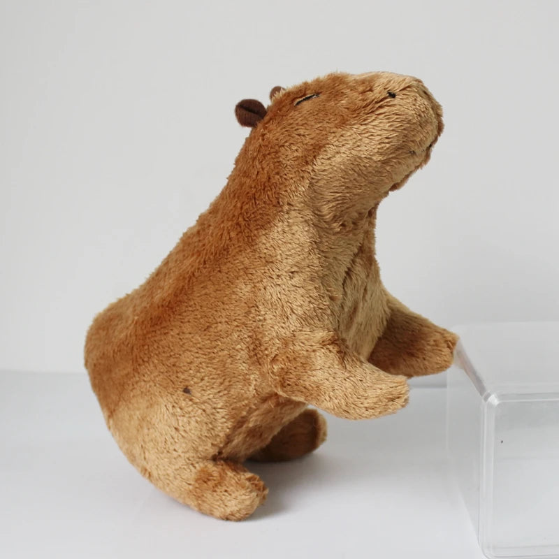 18cm Simulation Capybara Stuffed Animals Plush Toy Fluffy Capybara Doll Soft Toy Kid Birthday Christmas Gift Toy Home Room Decor - Bebe Kool