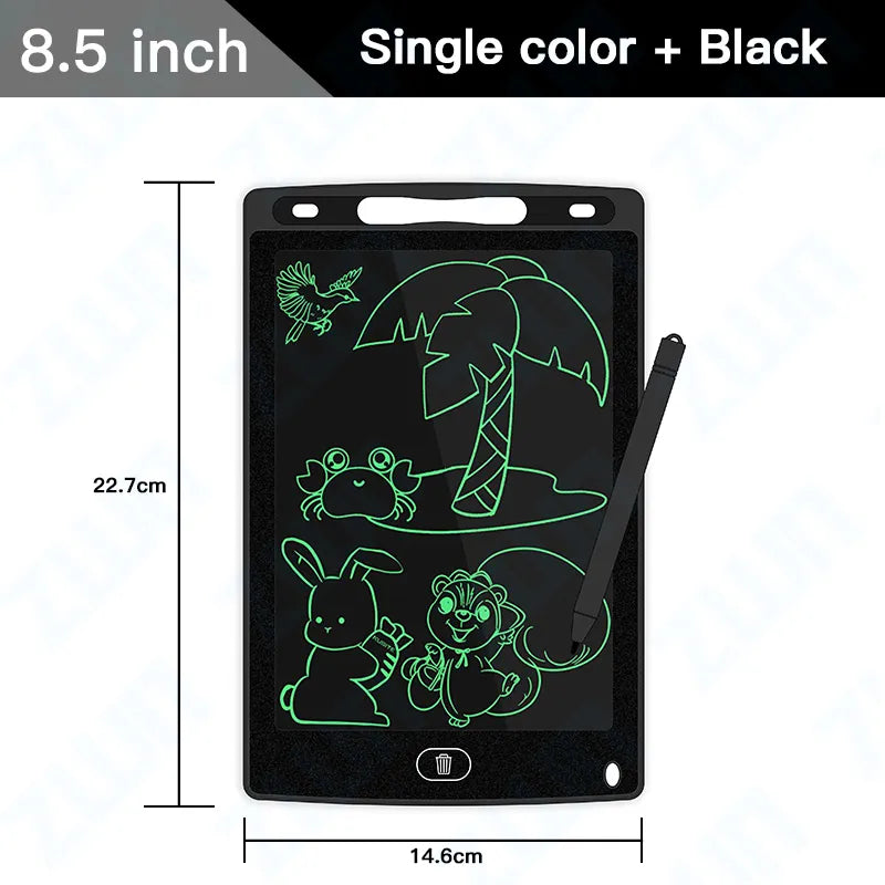 6.5/8.5/10/12/16Inch LCD Drawing Board Writing Tablet Digit Magic Blackboard Art Painting Tool Kids Toys Brain Game Child's Gift - Bebe Kool