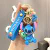 Anime Disney Keychain Cartoon Minnie Mouse Mickey Stitch Cute Doll PVC Keyring Ornament Key Chain Car Pendant Kids Toys Gifts - Bebe Kool