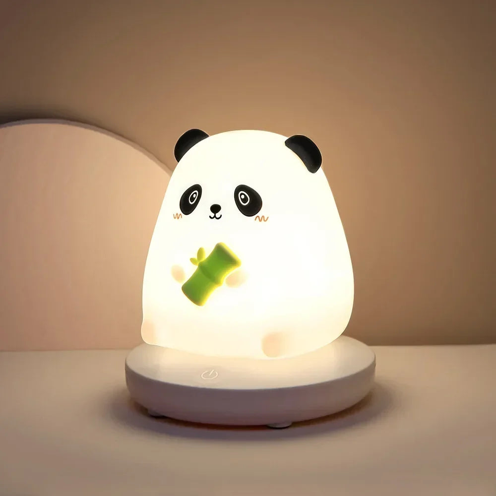 LED Cute Animal Cartoon Night Lights Decoration Nightlight Children Bedroom Lighting  for Kids Baby Birthday Gift - Bebe Kool