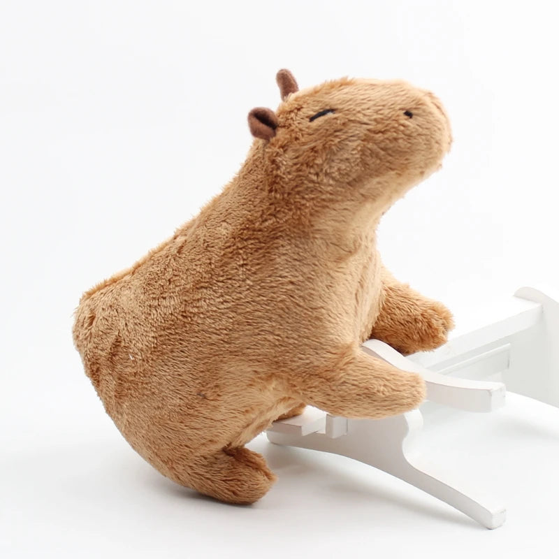 18cm Simulation Capybara Stuffed Animals Plush Toy Fluffy Capybara Doll Soft Toy Kid Birthday Christmas Gift Toy Home Room Decor - Bebe Kool