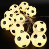 Kid Football Light Lamp Fairy Hanging String Soccer Led Night Novelty Nursery Up Banner Party Nightlight Football - Bebe Kool