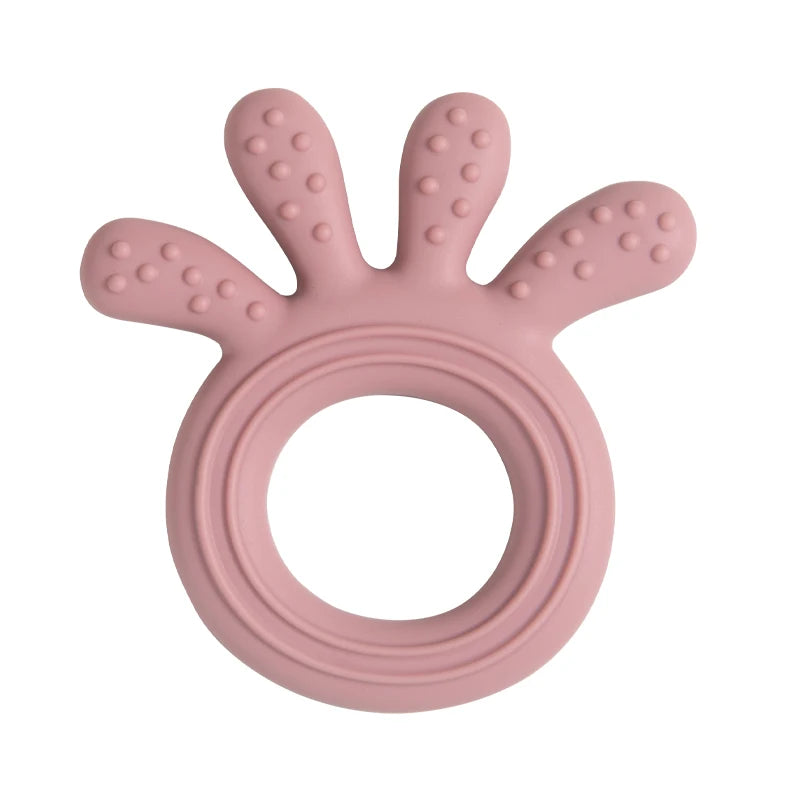 Baby Silicone Teethers Food Grade Newborn Pacifier Relief Design Teether BPA Free Infant Tactile Training Toys Bebe Teething Toy - Bebe Kool