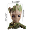 disney Marvel Avengers Groot Mini figure Pen Holder  Flower Pot Anime Toys Action Figure Sitting Groot Christmas Kids Toys Gifts - Bebe Kool