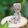 disney Marvel Avengers Groot Mini figure Pen Holder  Flower Pot Anime Toys Action Figure Sitting Groot Christmas Kids Toys Gifts - Bebe Kool