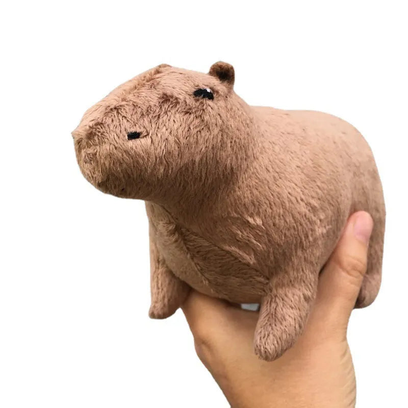 18cm Simulation Capybara Stuffed Animals Plush Toy Fluffy Capybara Doll Soft Toy Kid Birthday Christmas Gift Toy Home Room Decor - Bebe Kool