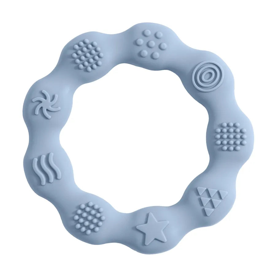 Baby Teether Health Care Molar Toy Tactile Cognition Food Grade Silicone Newborn Grip Teething Toys Baby Shower Gift BPA Free - Bebe Kool