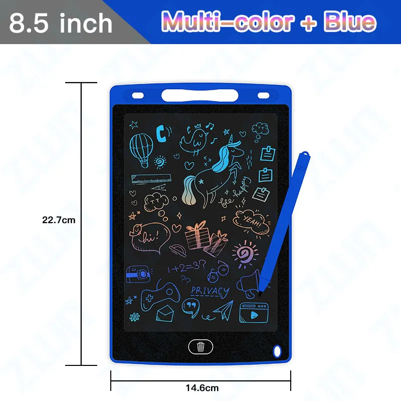 6.5/8.5/10/12/16Inch LCD Drawing Board Writing Tablet Digit Magic Blackboard Art Painting Tool Kids Toys Brain Game Child's Gift - Bebe Kool