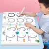 136-Page Educational Toy, Pen Control, Math Match Game for Toddlers