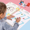 136-Page Educational Toy, Pen Control, Math Match Game for Toddlers