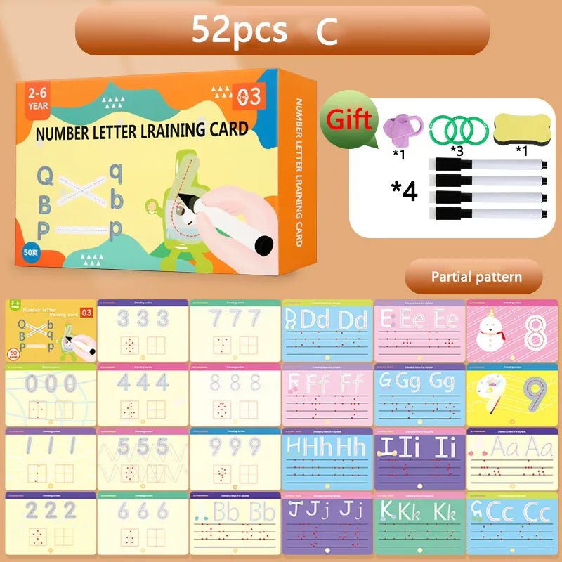 136-Page Educational Toy, Pen Control, Math Match Game for Toddlers" - Bebe Kool