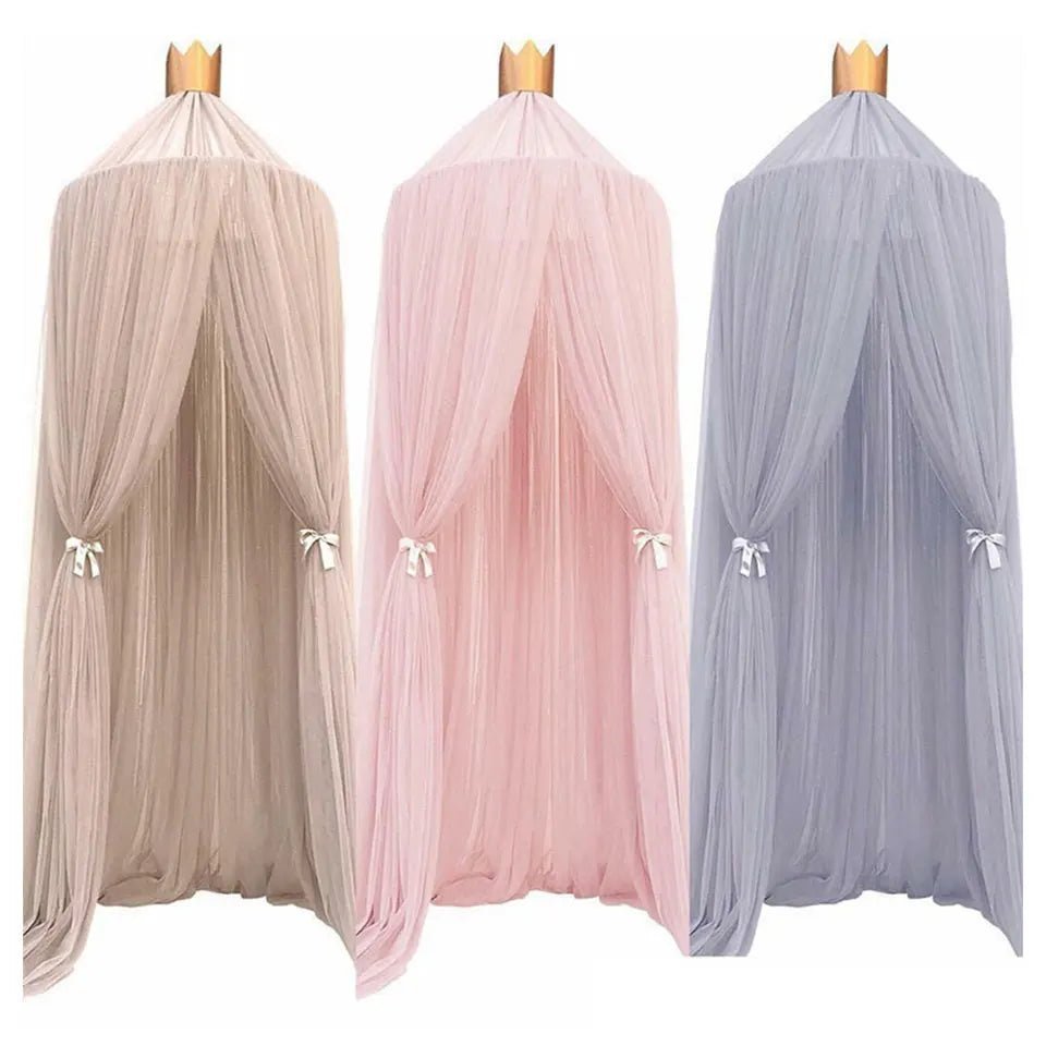 Baby Room Mosquito Net Bed Hanging Kids Tent Baby Bed Crib Canopy Tulle Curtains for Bedroom Play House Tent for Kids Room Decor - Bebe Kool