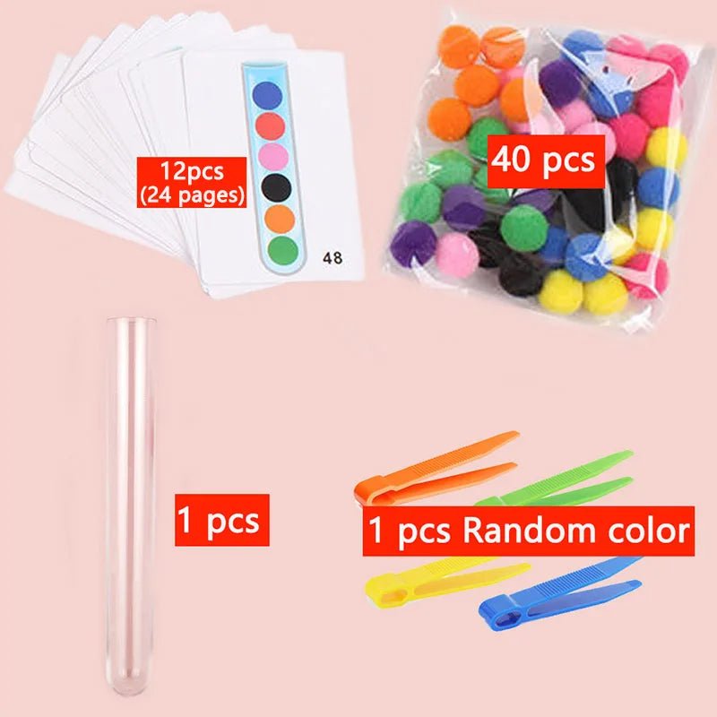 Colorful Ball Sorting, Montessori Early Education, Counting Games" - Bebe Kool