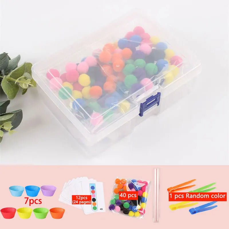 Colorful Ball Sorting, Montessori Early Education, Counting Games" - Bebe Kool