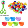 Colorful Ball Sorting, Montessori Early Education, Counting Games