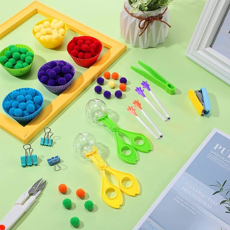 Colorful Ball Sorting, Montessori Early Education, Counting Games" - Bebe Kool