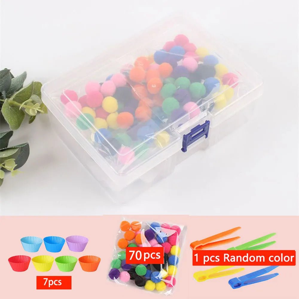 Colorful Ball Sorting, Montessori Early Education, Counting Games" - Bebe Kool