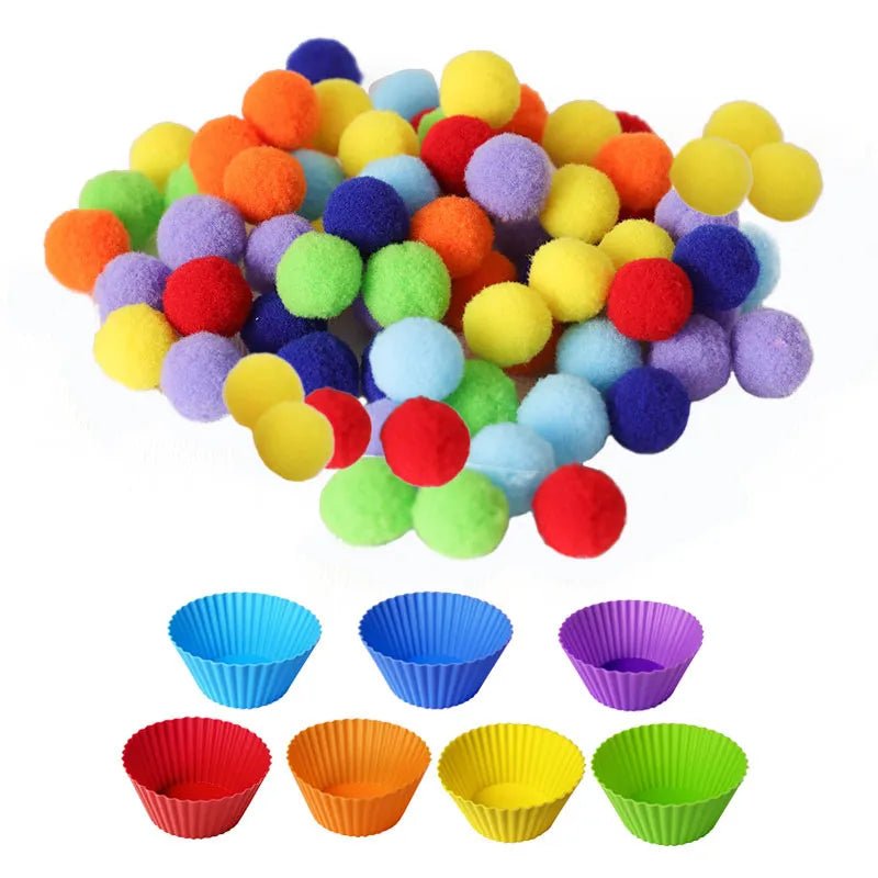 Colorful Ball Sorting, Montessori Early Education, Counting Games" - Bebe Kool