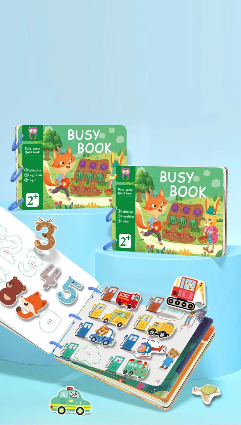 Educational Toys for Toddlers 1-3 Years, My First Busy Book, Early Learnin - Bebe Kool