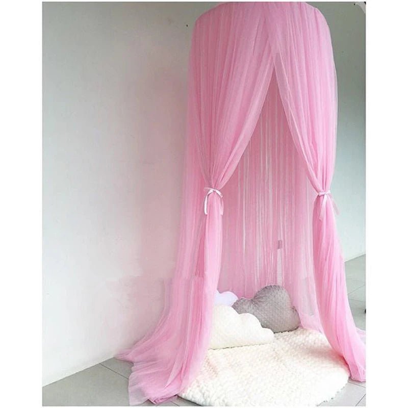 Hanging Baby Bed Canopy Mosquito Net Dome Dream Curtain Tent Baby Crib Netting Round Hung Kids Canopy Tent Children Room Decor - Bebe Kool