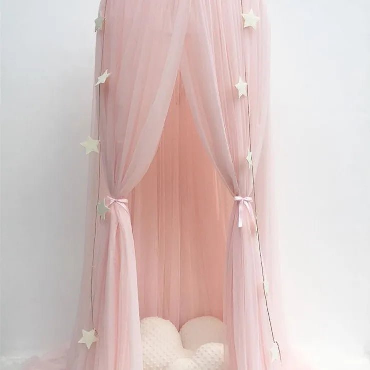 Hanging Baby Bed Canopy Mosquito Net Dome Dream Curtain Tent Baby Crib Netting Round Hung Kids Canopy Tent Children Room Decor - Bebe Kool